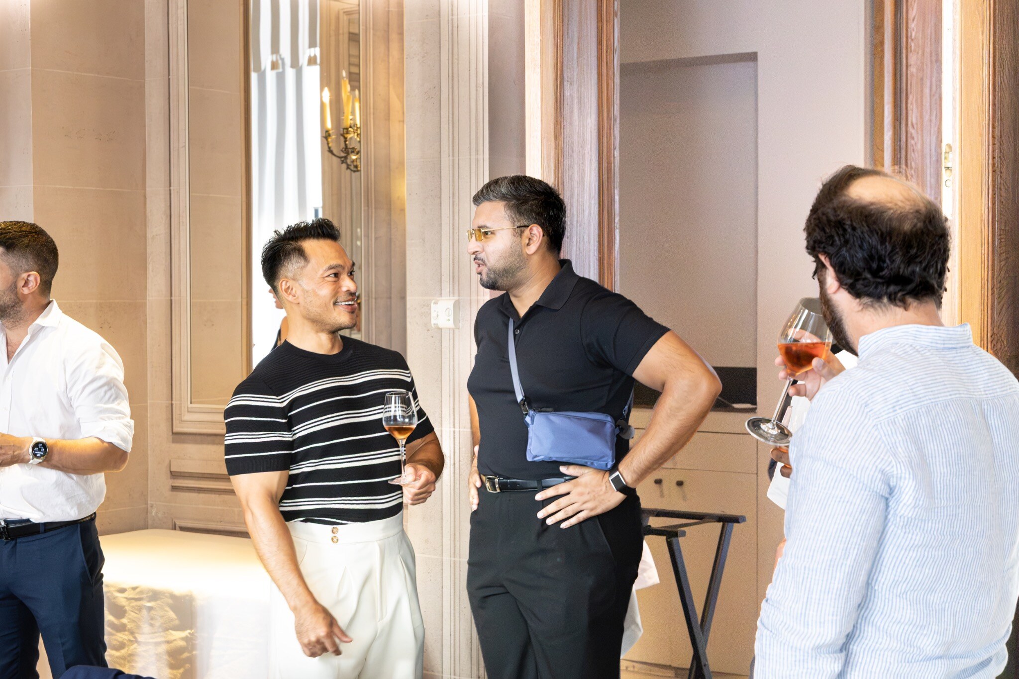 Conversation lors d’un moment de networking