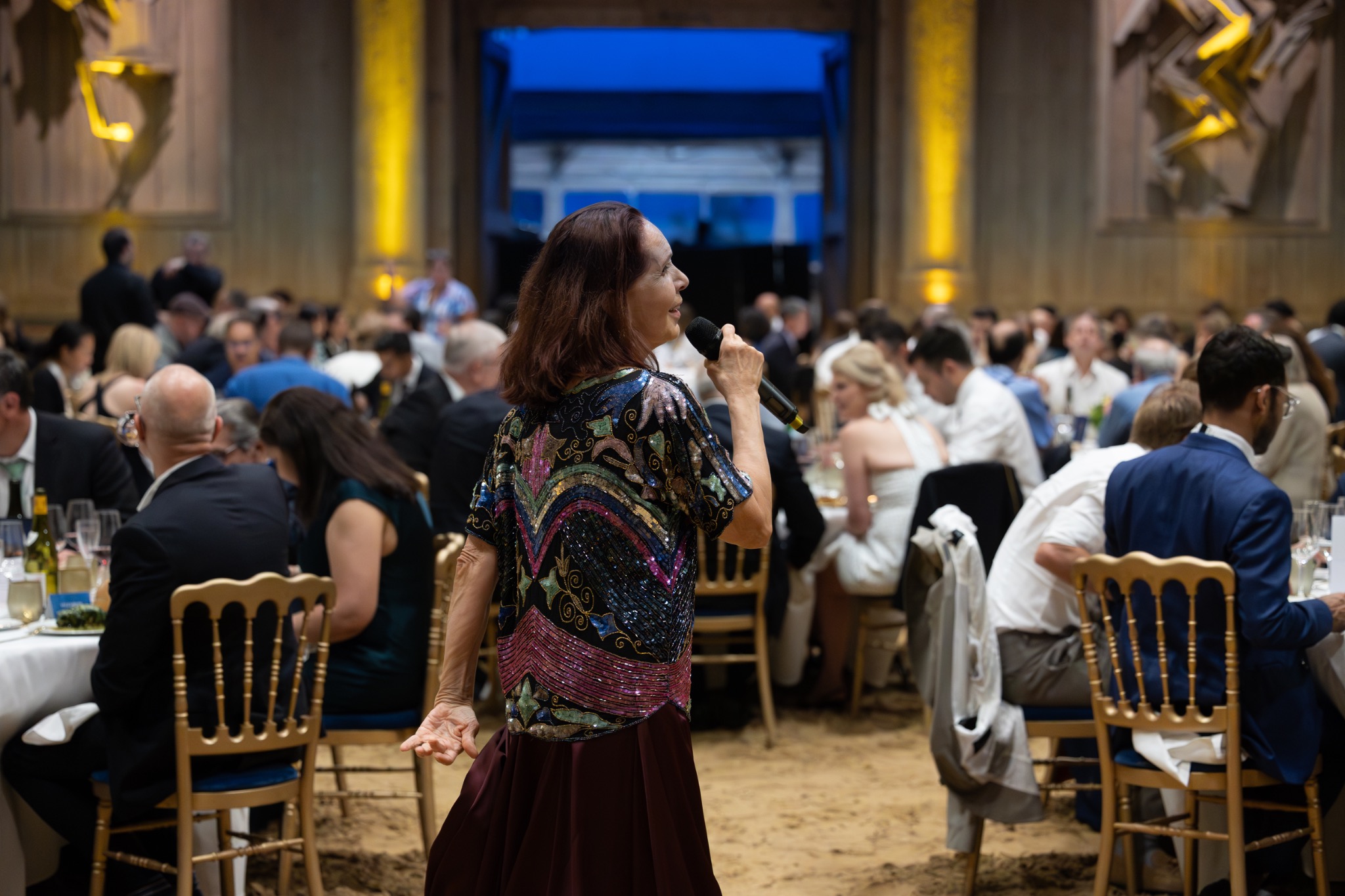 Prise de parole pendant un dîner de gala