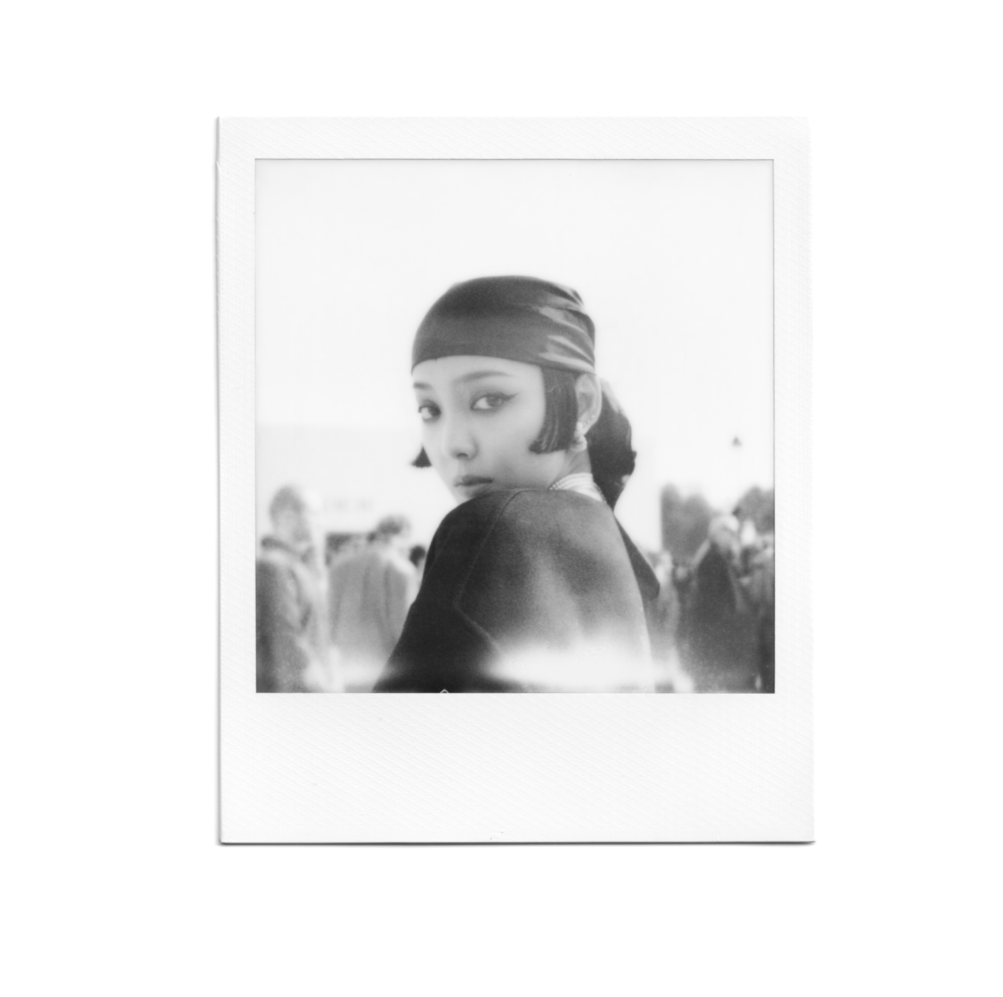 Portrait de mode Dior au Polaroid