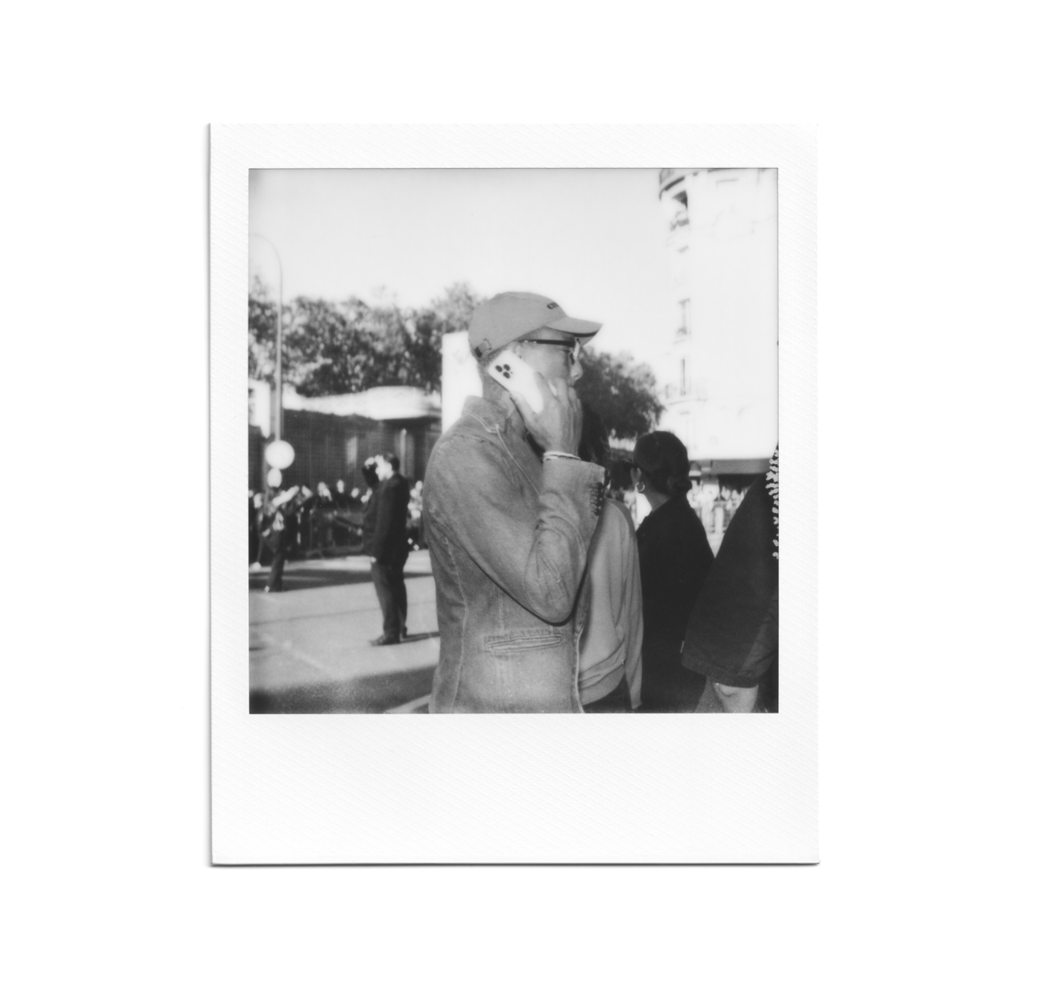 Portrait de Pharrell au Polaroid